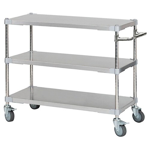 ステンレスシェルフワゴン W910×D4