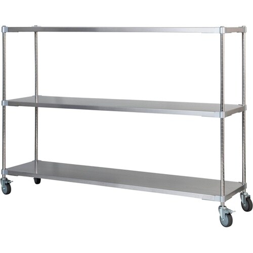 ステンレスシェルフワゴン W1510×D