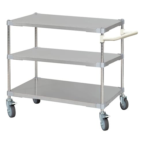 ステンレスシェルフワゴン W910×D6