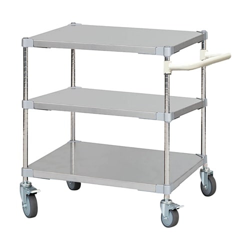 ステンレスシェルフワゴン W770×D6