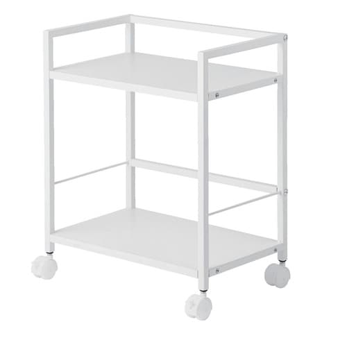 デスクワゴン2段 ホワイト DWG02W