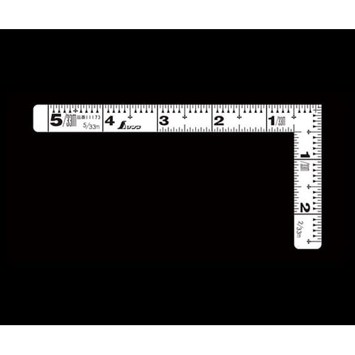 11173 曲尺平ぴた 白5寸 表裏同目