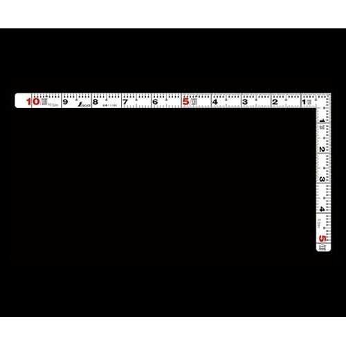 11180 曲尺平ぴた 白1尺/30cm