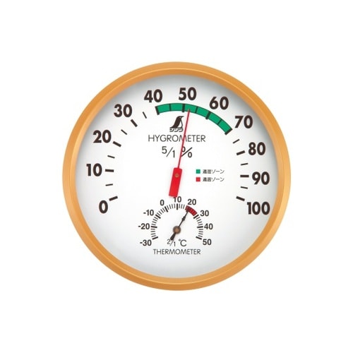72605 温湿度計 G丸型 15cm