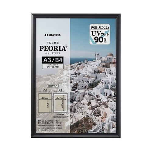 アルミ額 ペオリアプラス A3 BK F