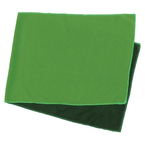 ひんやり冷感タオル 蛍光グリーン 189