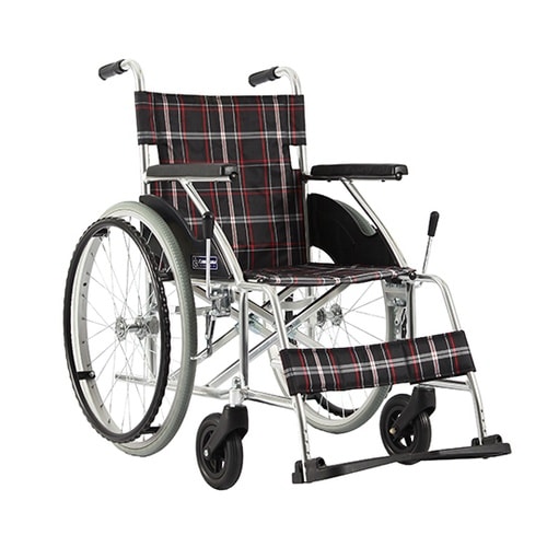 車いす (自走式/アルミ製/ノーパンクタ
