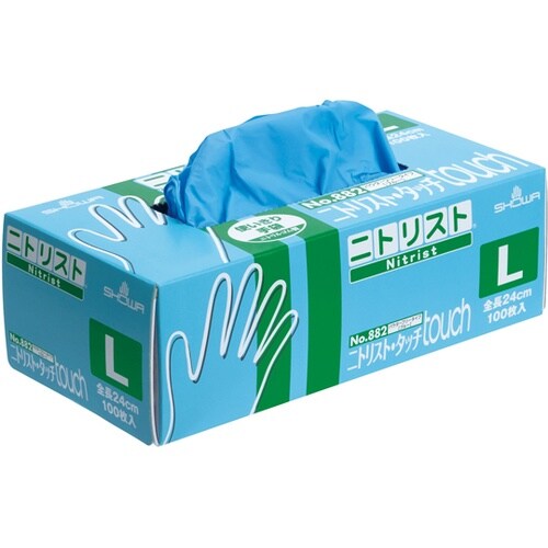 ニトリスト・タッチ 100枚入 L ブル