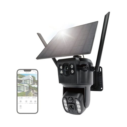 400万画素ワイヤレス 太陽電池型 パン