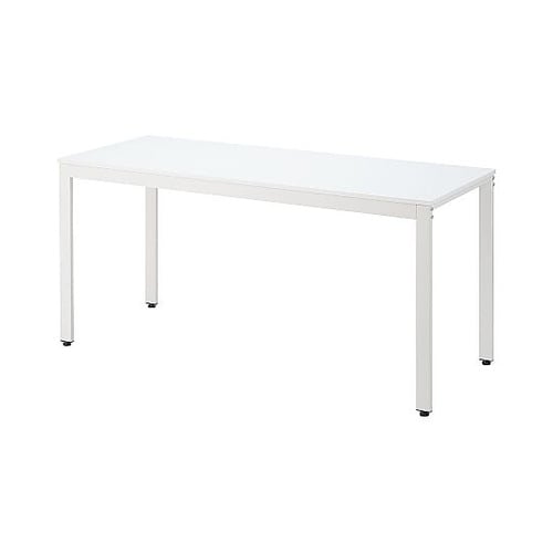 ミーティングテーブル ホワイト 幅150