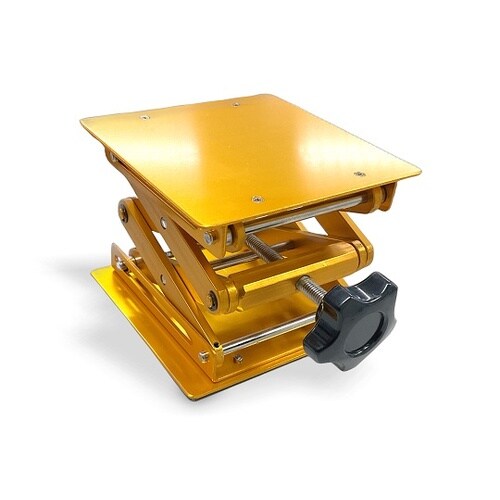 アルミ製カラージャッキ(イエロー) 天板