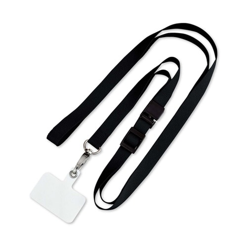 スマホ用ロングストラップ 黒