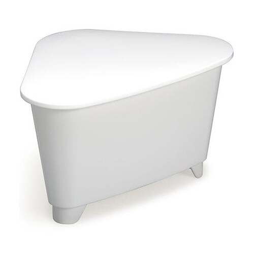 三角コーナー フタ付き ホワイト