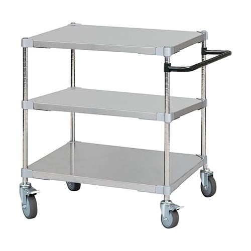 ステンレスシェルフワゴン W770×D6
