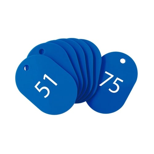 スチロール番号札 小 51ー75 青 1