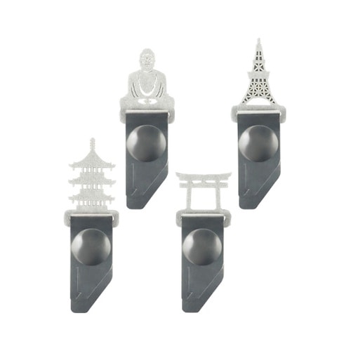 インデックスクリップ 建物シリーズ グレ