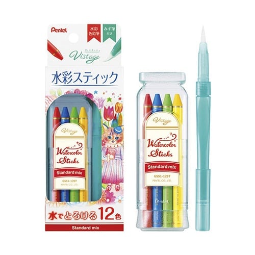 水彩色鉛筆 ヴィスタージュ 水彩スティッ