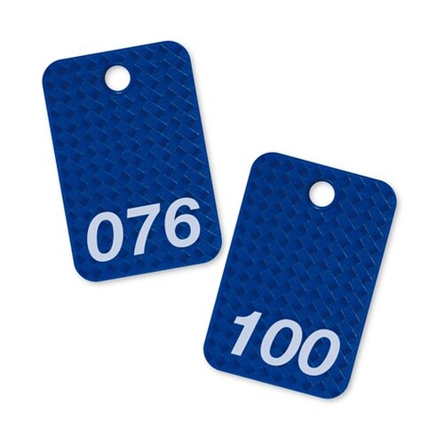 スチロール番号札 76ー100 青 1箱