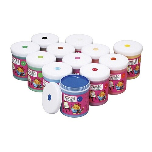 不透明水彩絵の具 ポスターカラー クラス