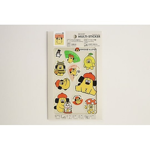 マルチステッカーアクティブ ポンちゃん
