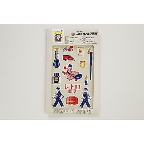 マルチステッカー オビワン レトロ郵便