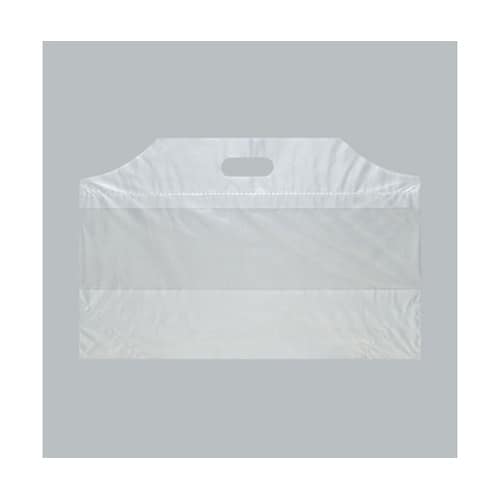 ポリ手提げ フラットバッグ M 無地 1