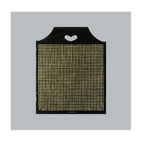 ポリ手提袋 ハートバッグ チェック 中