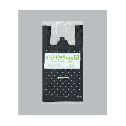 レジ袋 イージーバッグ 水玉柄(大)1ケ