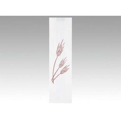 バケット袋 フランスパン紙袋 麦の穂(白