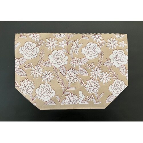 耐油袋 No.433 亀甲袋フラワー柄D