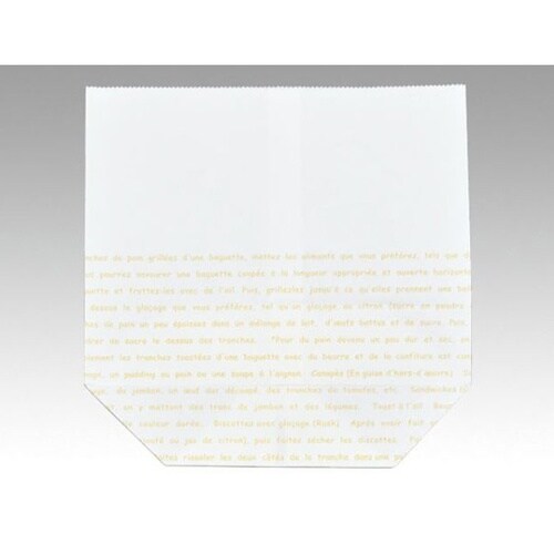 パン袋 No.416 亀甲袋レシピ柄L