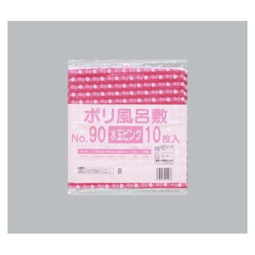 ポリ風呂敷 No.90 水玉ピンク 1ケ