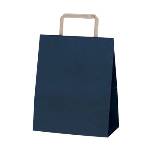 紙手提袋 SS−1 ブルー 平紐 1ケー