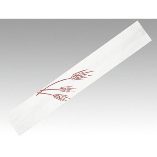 バケット袋 フランスパン紙袋 麦の穂(白