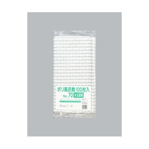 ポリ風呂敷 No.70 水玉透明 100