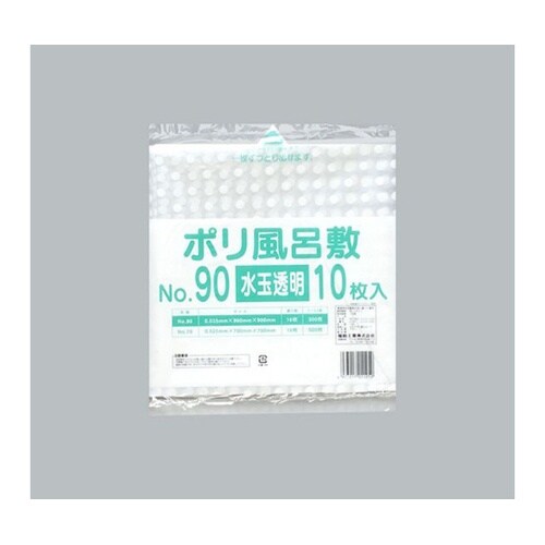 ポリ風呂敷 No.90 水玉透明 1ケー