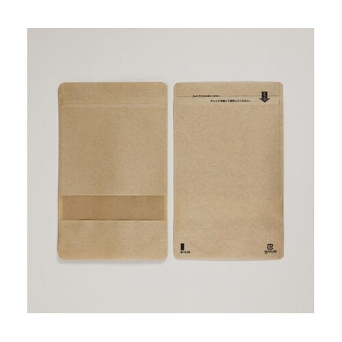 スタンドチャック袋 クラフトタイプ(窓付