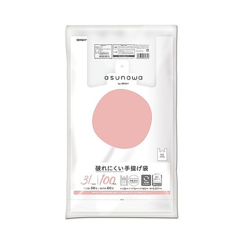 asunowa 破れにくい手提げ袋 ブロ