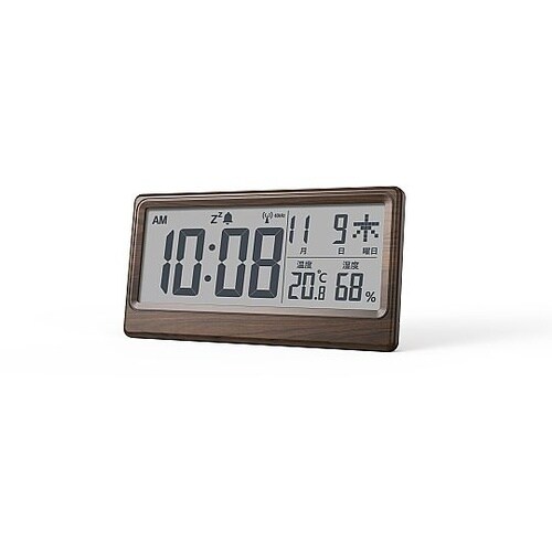 温湿度表示付き電波時計 YH−59