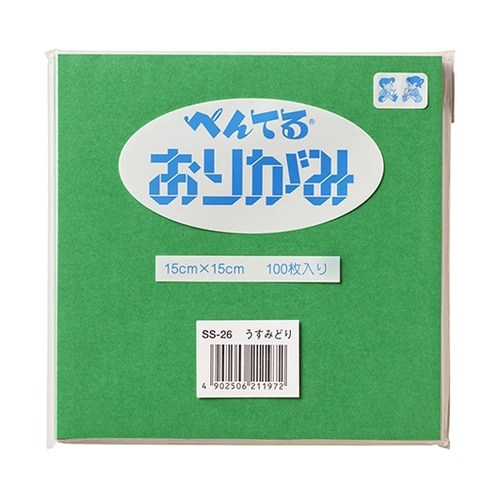 おりがみ うすみどり 100枚/束 SS