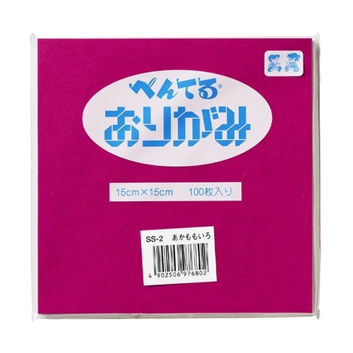 おりがみ あかももいろ 100枚/束 S
