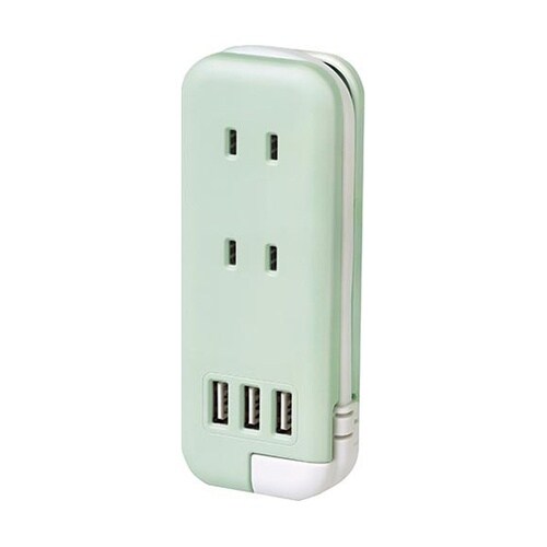 ポータブルコンセント USB−A グリー