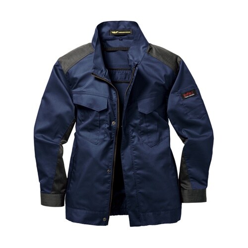 YZ5361 防炎長袖ブルゾン ネイビー