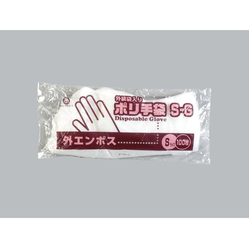 衛生資材 ポリ手袋外エンボスタイプ 外装