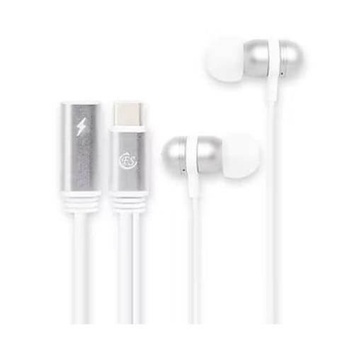 充電付Type−Cイヤホン ホワイト F