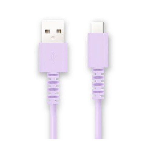 TYPE−Cケーブル 1m パープル F