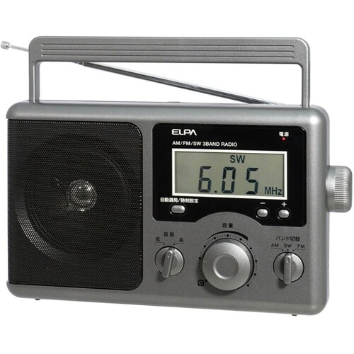 短波液晶ポータブルラジオ ER−H300
