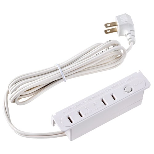 家具用ブレーカー付コンセント 2個口 F