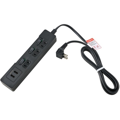 ランプレスSW付きUSBタップ WLS−