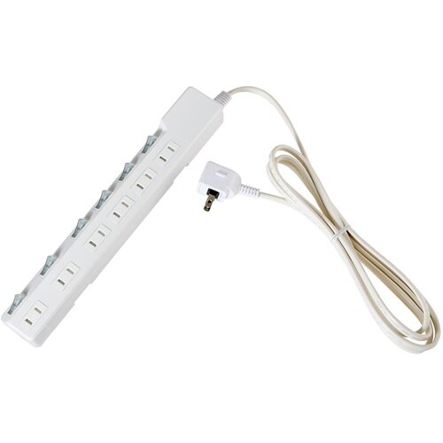 耐雷SW付タップ(ブレーカー)6P 2M